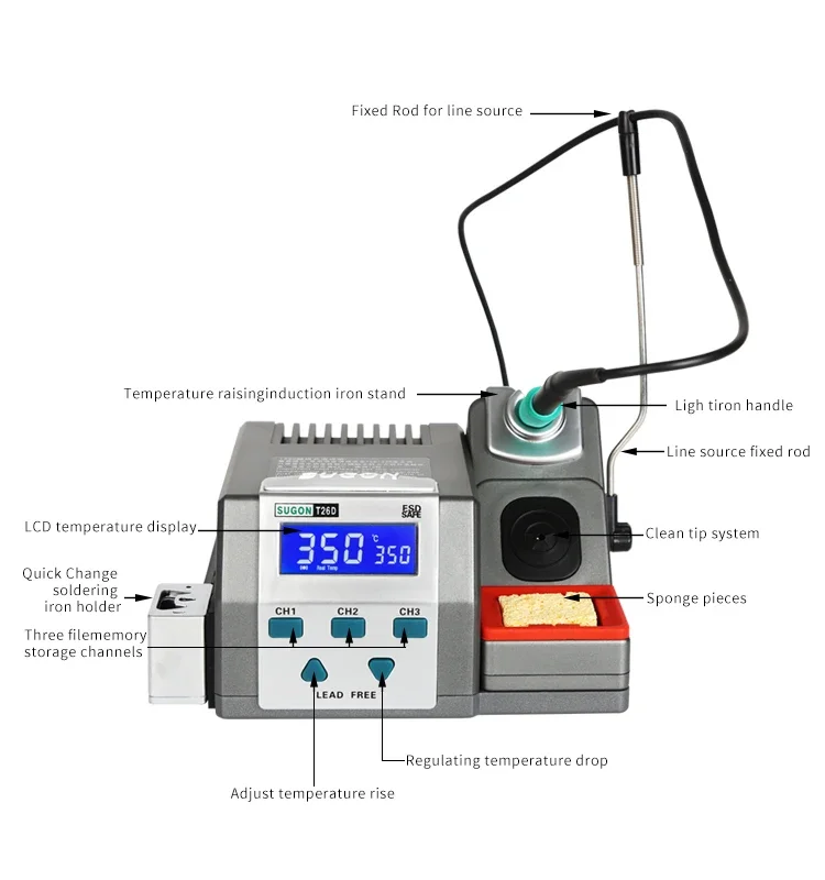 Welding station 220V 110V rework station mobile phone repair tool hot air welding station