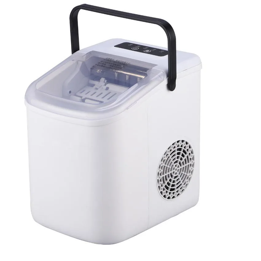 Small household cube ice maker 9 bullets of ice/6 minutes self-cleaning low noise