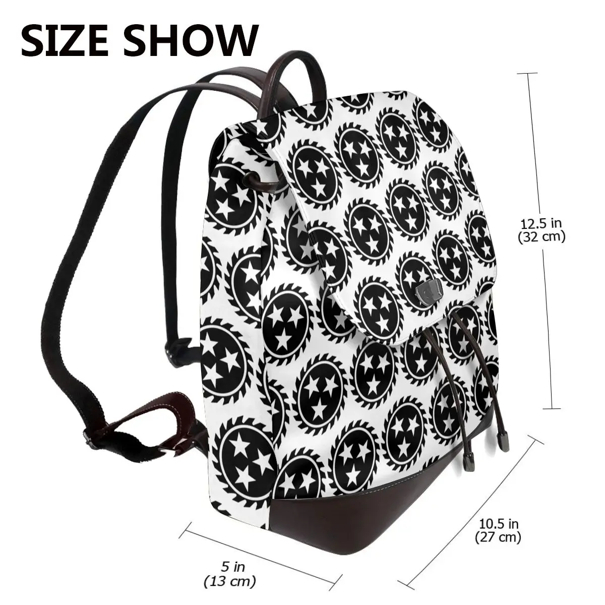 Whitechapel Rock Metal Band Bookbag School Student Bags Hiking Travel Daypack for Women Fashion Derma Backpack