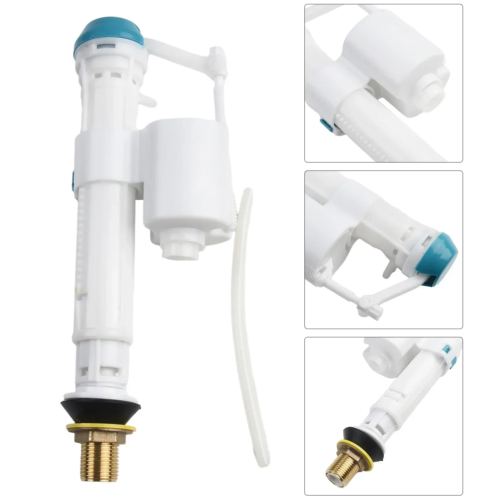 Firm And Durable G12 Bottom Inlet Toilet Cistern Fill Valve Silent Water Saving Adjustable Water Level Entry