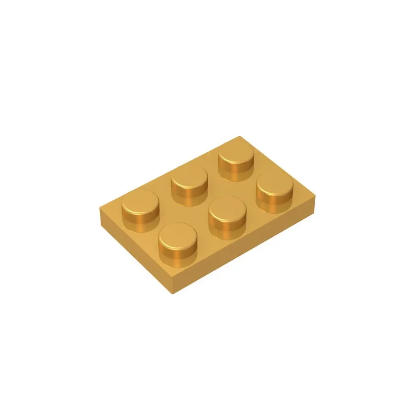 Gobricks GDS-510 Plate 2 x 3 compatible  with lego 3021 pieces of children's DIY building block Particles Plate DIY - 5