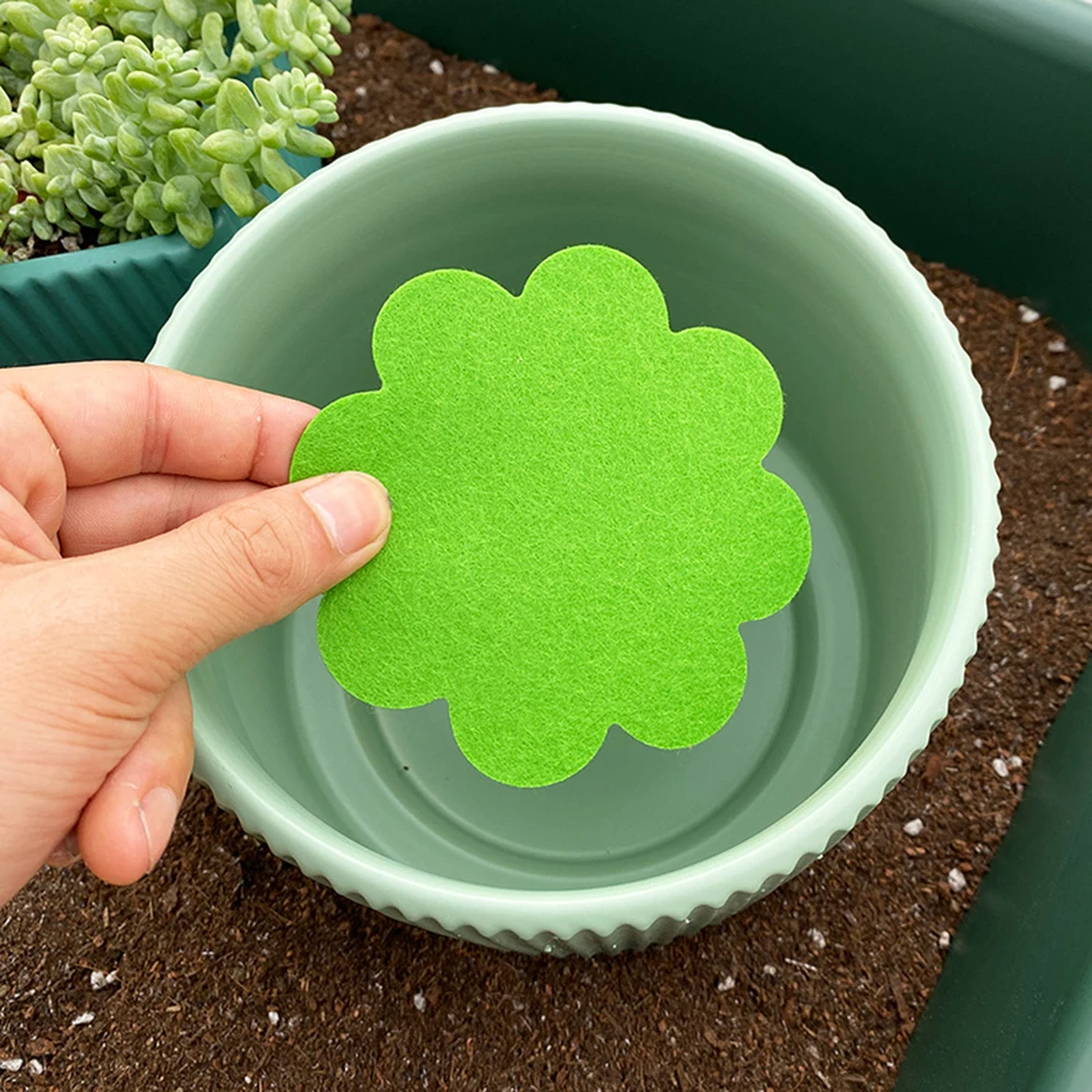 20Pcs New Color Flowerpot Gasket Leakproof Soil Gasket Flowerpot Bottom Insect Proof Breathable Gasket Garden Tool Supplies