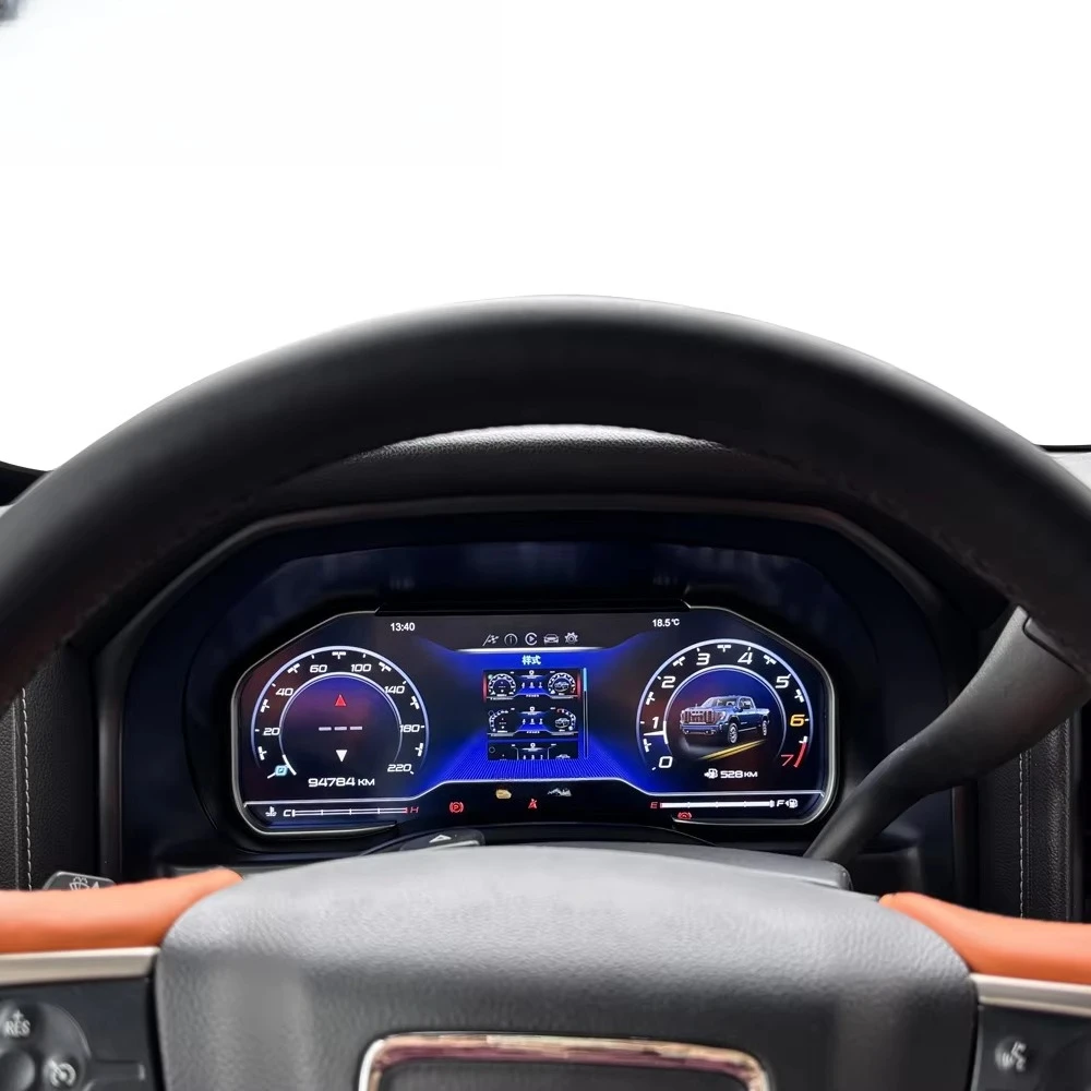 Cruscotto LCD Krando da 12,3 pollici per Silverado GMC Sierra 2013-2020 Pannello strumenti per cabina di pilotaggio virtuale a cluster digitale per auto