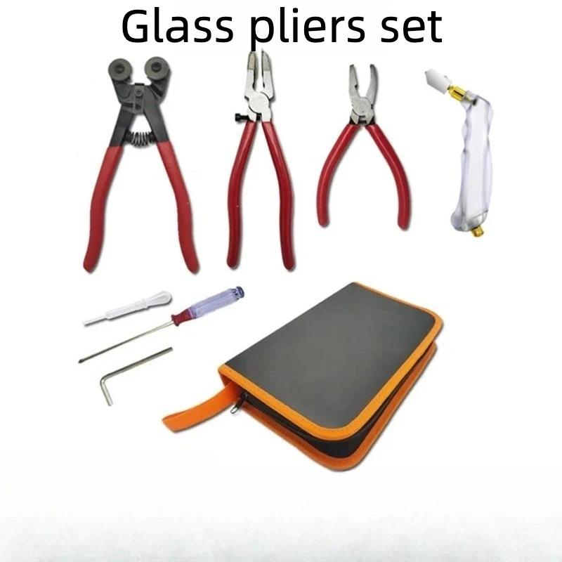 

Glass pliers set Mosaic tile cutting pliers Cross-border glass mirror cutting opening tool set Wholesale