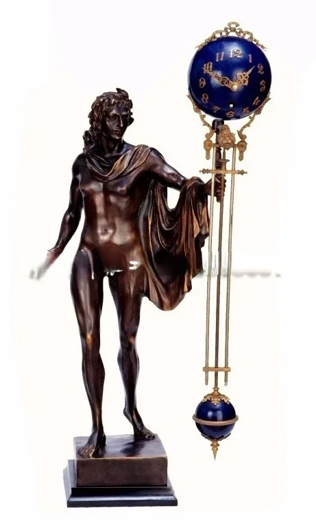 Classical Clock American Shake Pendulum Clock Pure Copper Cast Copper Sculpture Pendulum