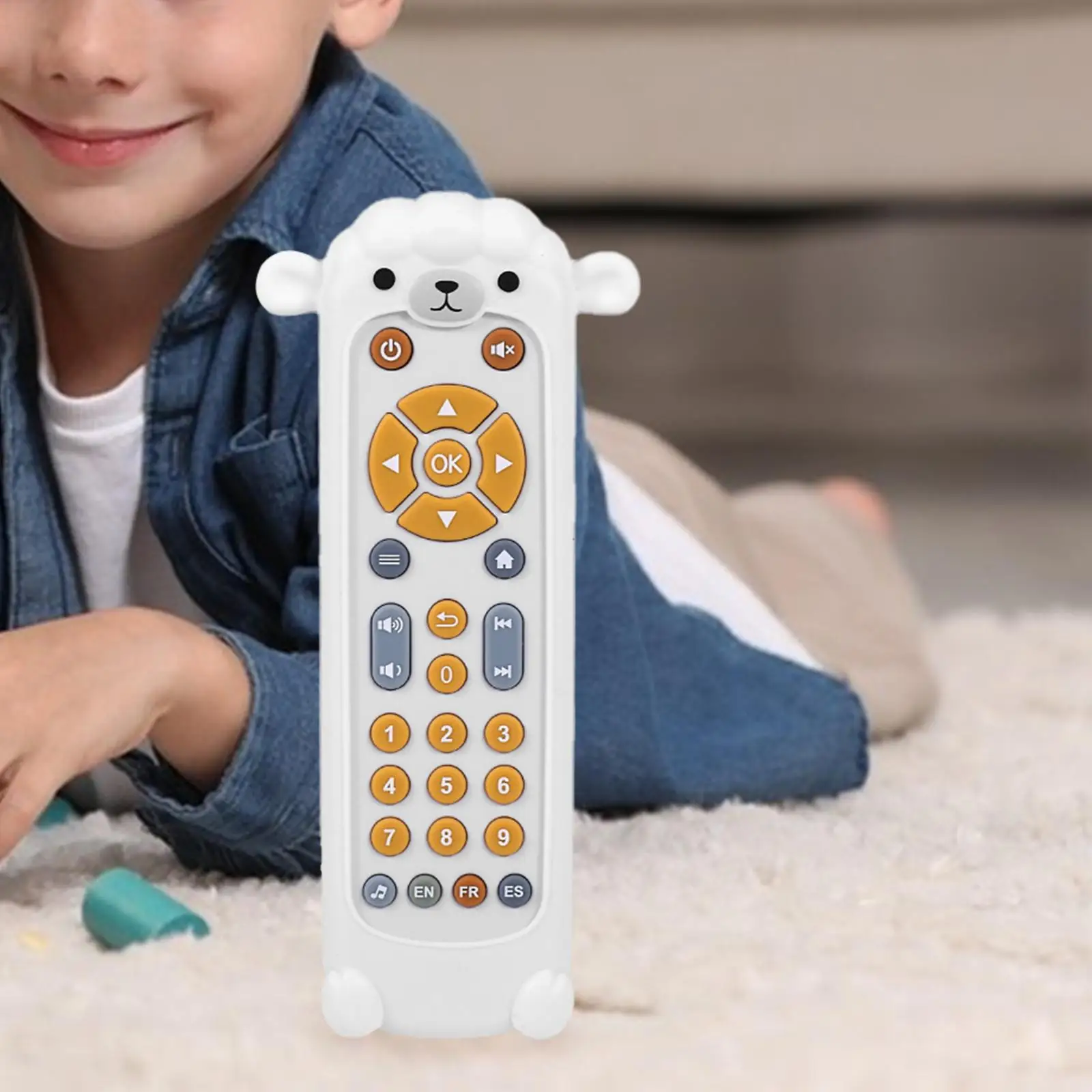 Baby Remote Control Toy Early Educational Toy English French and Spanish with