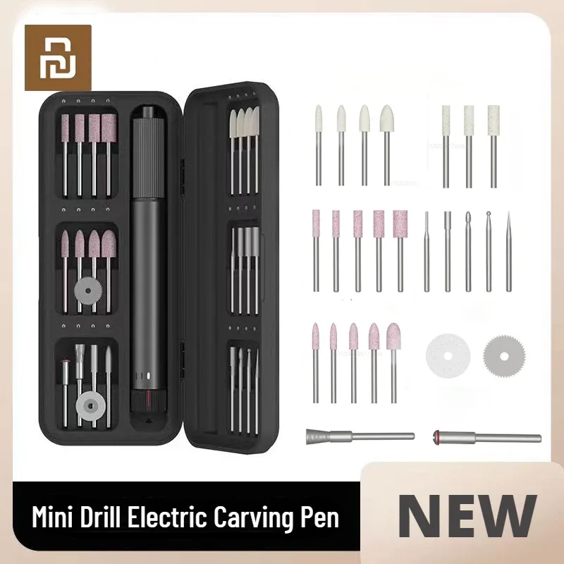 Duka-duka Atuman Mini Broca Caneta Escultura Elétrica Velocidade Variável Rotary Tools Kit Gravador para Polimento Ferramenta de Rebarbadora