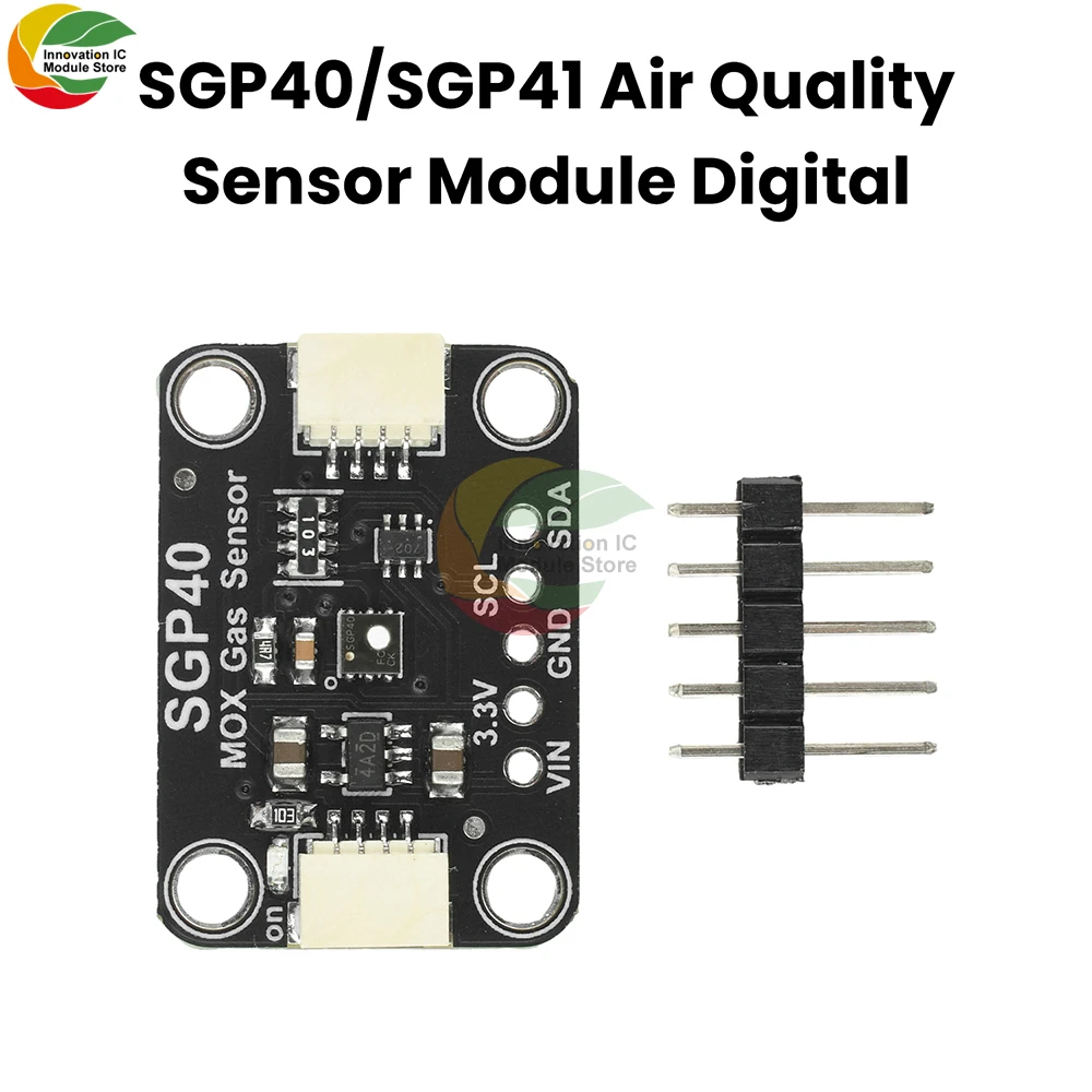 

SGP40/SGP41 Air Quality Sensor Module, Digital Voc Sensor Module, Dual Gas Environment Sensor Compatible With STEMMA QT/Qwiic