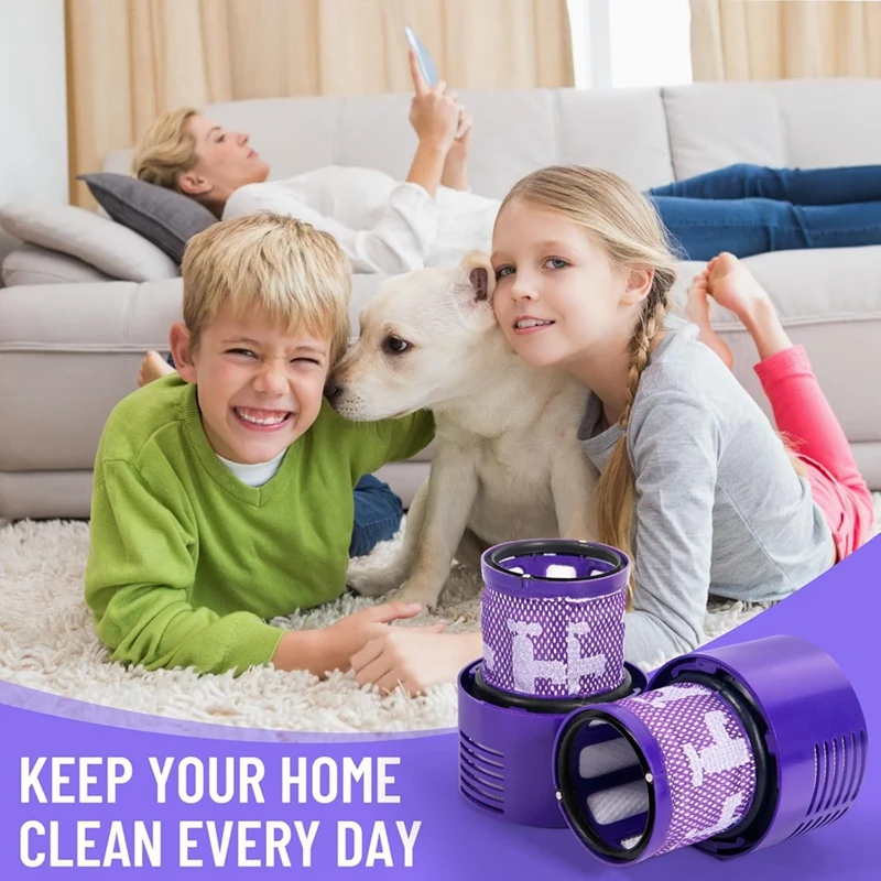 Filtro de aspiradora para piezas de repuesto de filtro Hepa Dyson V10 SV12, número de pieza 969082 -01