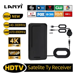 2024 Newest Tv Antenna  For All Tv Indoor Strong Signal 10000 Miles 30Dbi Booster Hd Rv Receiver Digital Outdoor Antenna Global