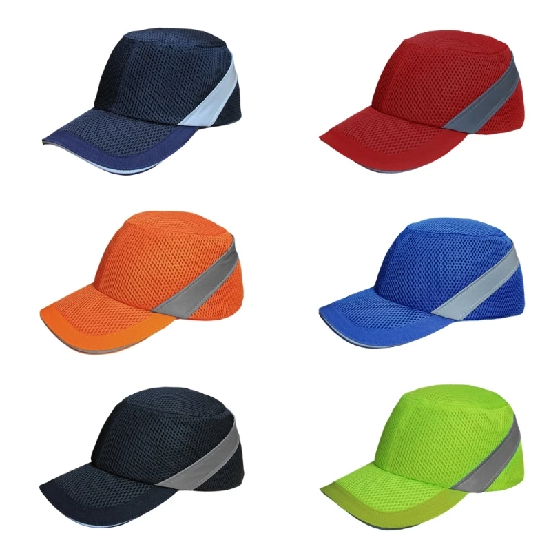 DXAE Protective Safety Bump Cap with ABS Hard Shell Liner, Mesh Outer and Front Cap for Warehouse Checks and Everyday Wear