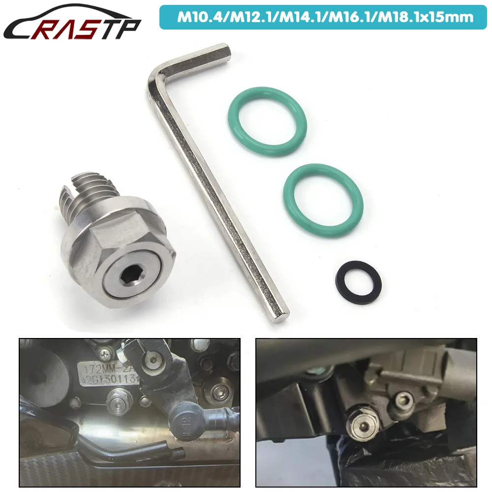 

RASTP-M10.4/M12.1/M14.1/M16.1/M18.1x15mm Oil Drain Plug Oversize Piggyback Self Tapping Oil Pan Thread Repair Kit QRF042