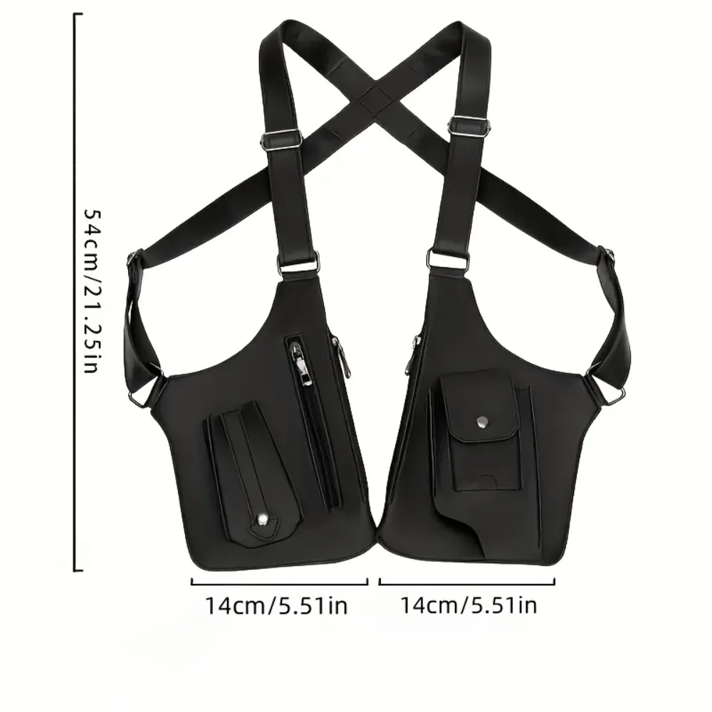 

Men's Shoulder Underarm Bag with a hidden underarm strap, designed to prevent pickpocketing
