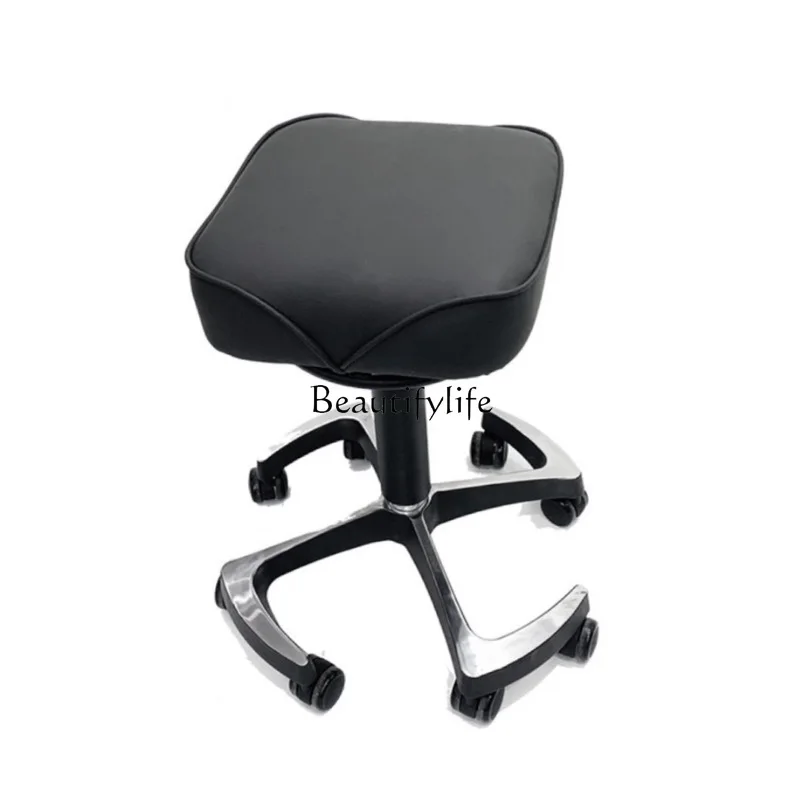 

Barber Shop Work Stool Hairdressing Nail Special Stool Rotating Lifting Stainless Steel High Quality