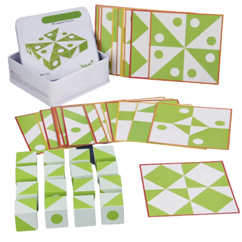 

3D Puzzle Board Game Variety Puzzles Logical Thinking Space Imagination Enlightenment Wooden Early Education Toys For Children