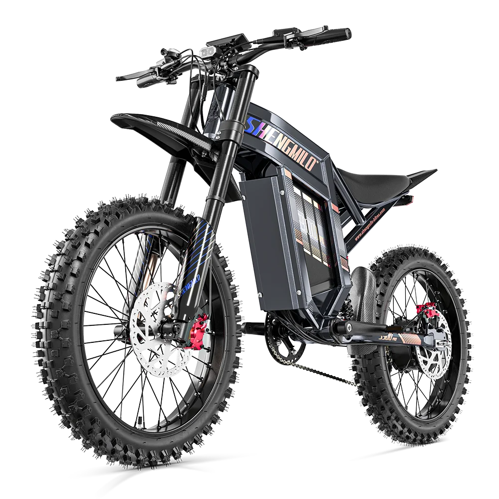Elektrofahrrad für Erwachsene Shengmilo S900 Pro E-Bike Elektrisches Dirtbike 60V35Ah Akku Herren Elektrofahrrad 19*2,75 Zoll E-Bike