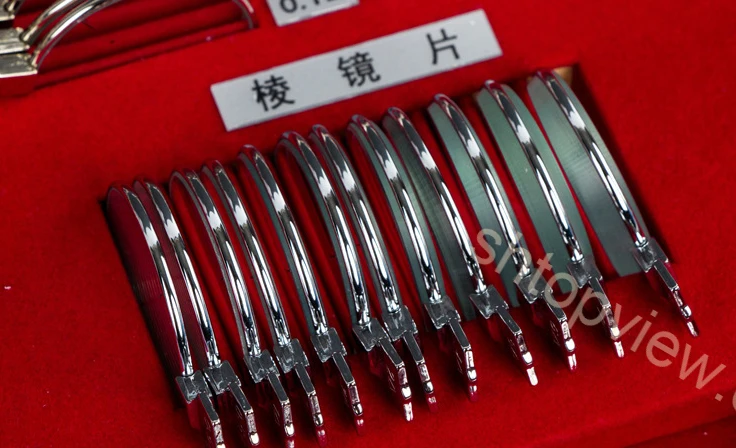 SHTOPVIEW 266JS B Optometrie-Box-Set mit 266 optischen Testlinsen, 1 Jahr Garantie, Instrument für Optik