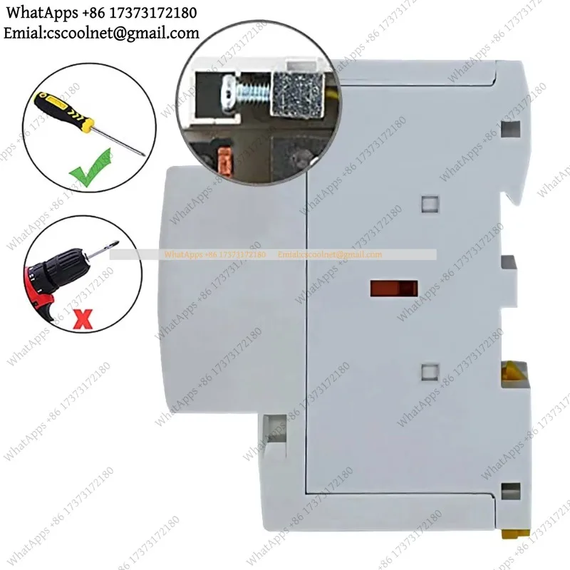 HCH8s-63 Modular Contactor 4P 63A 4NO 4NC 2NO2NC 380V 220V 110V 24V AC Din Rail Type 50/60Hz Electrical Accessories