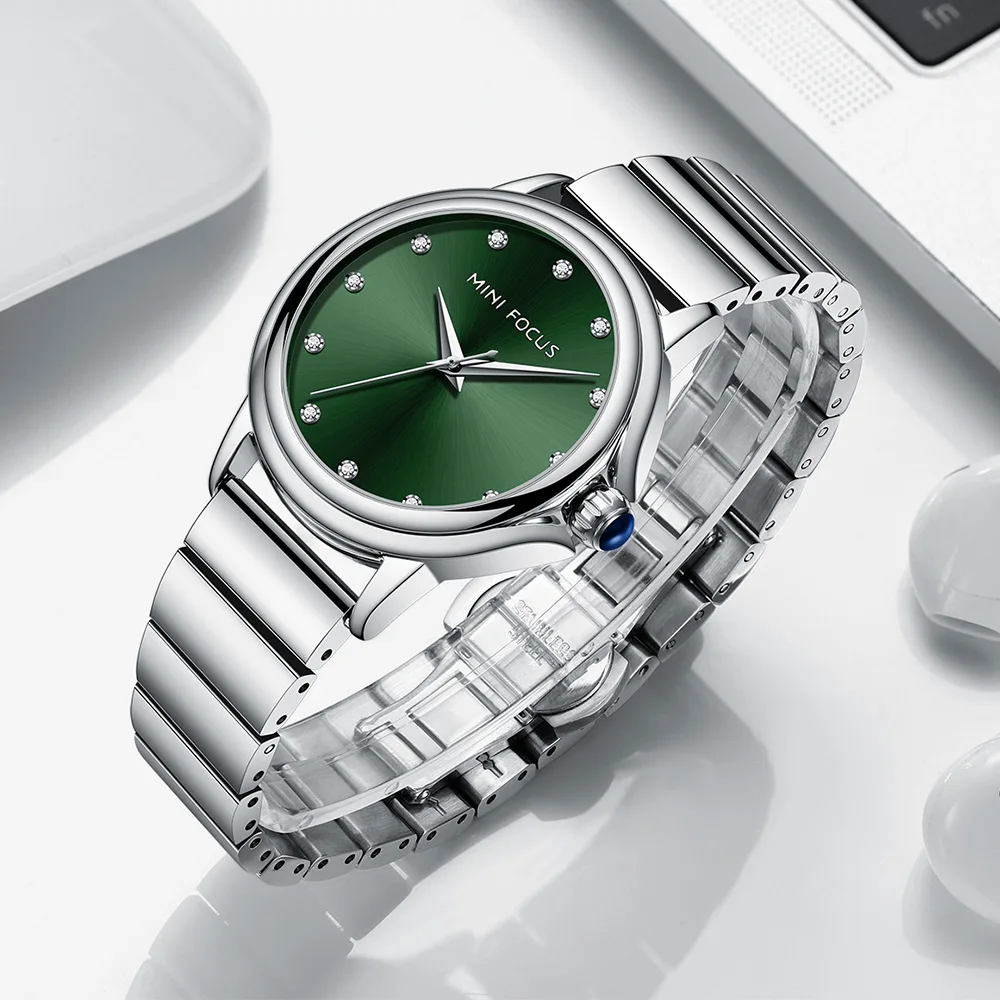 Fashion Business Ladies Luxury Watch Classic Simple Diamond-set Design Waterproof Steel Belt Quartz Watch Luxury Automatic Watch