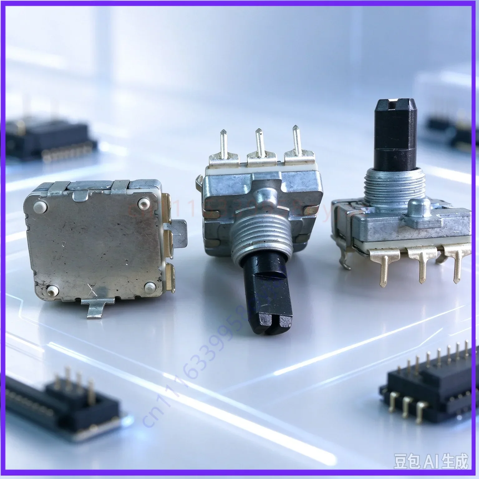 Premium ALPS EC16 Volume Encoder Switch for 24 Detents 24 Pulses,15mm Shaft Length  10pcs