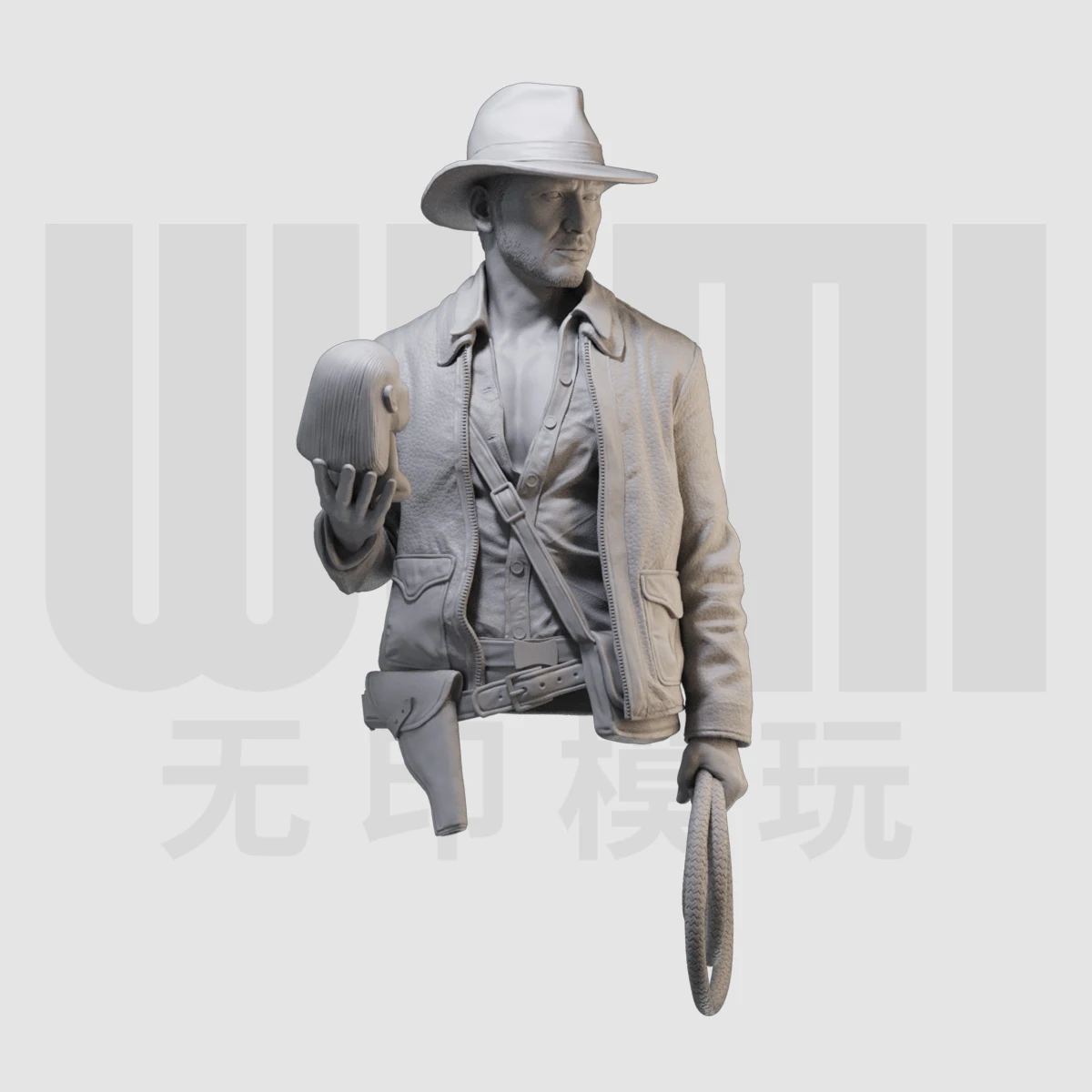 1/10 bust GK resin white mold figure model