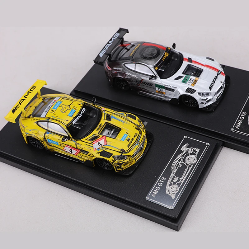 RM MODEL 1:64 AMG GTS Nurburgring DTM race livery alloy diecast car model Toy collection display piece - view 2
