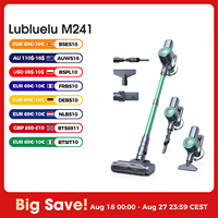 Lubluelu 30000Pa Cordless Vacuum Cleaner Powerful Suction Wireless Vacuum Cleaner Anti-Tangle Vacuum for Hard Floor Pet Hair