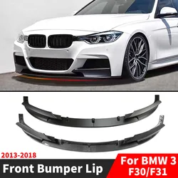 M Style Front Spoiler Bumper Lip Chin Splitter Air Dam For BMW 3 Series F30 F31 328i 330i 335i 340i 320d 330d 2013-2018 Tuning