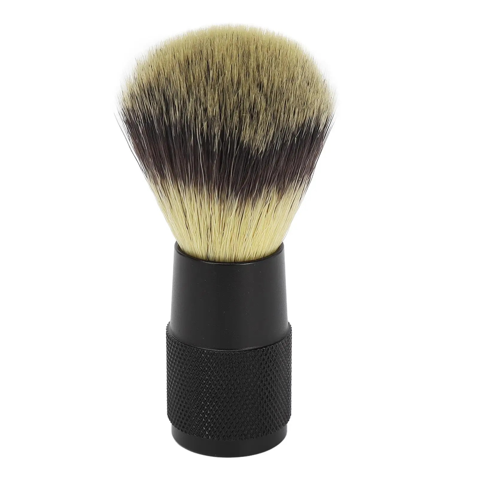 

Curved Synthetic Foaming Beard Brush with Black Handle - Perfect for Men's Grooming & for trimming