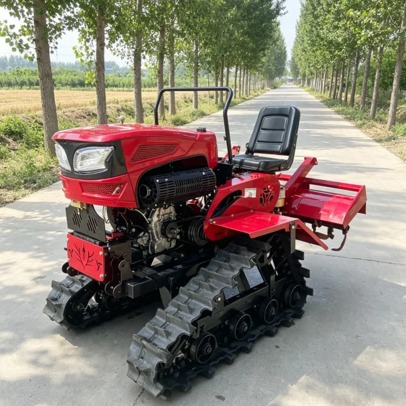 

Customized Crawler tractor, high-efficiency cultivator, upgraded high-efficiency rotary tiller, plowing and tilling machine