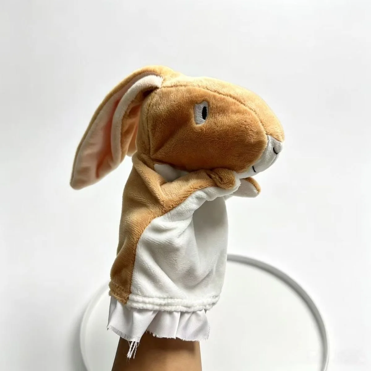 Cute Books Guess How Much I Love You Bunny Rabbit Plush Hand puppet Kids Stuffed Animals Toys For Children