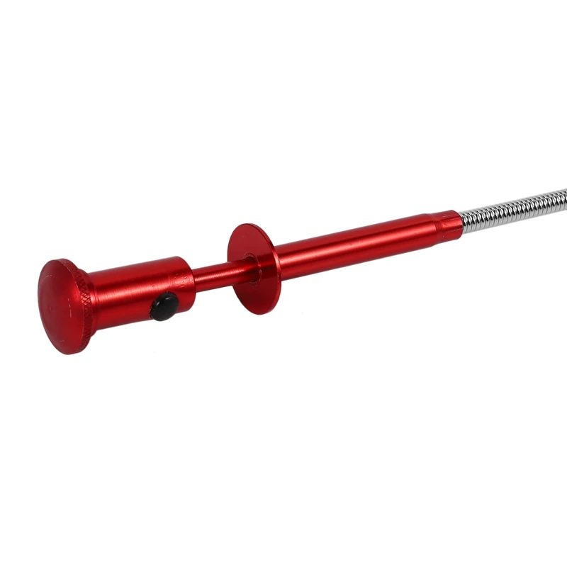 Strumento di prelievo flessibile (magnete + 4 artigli + luce a LED) impugnatura magnetica a molla lunga Gadget per wc domestico strumenti di raccolta per la pulizia delle fognature-R