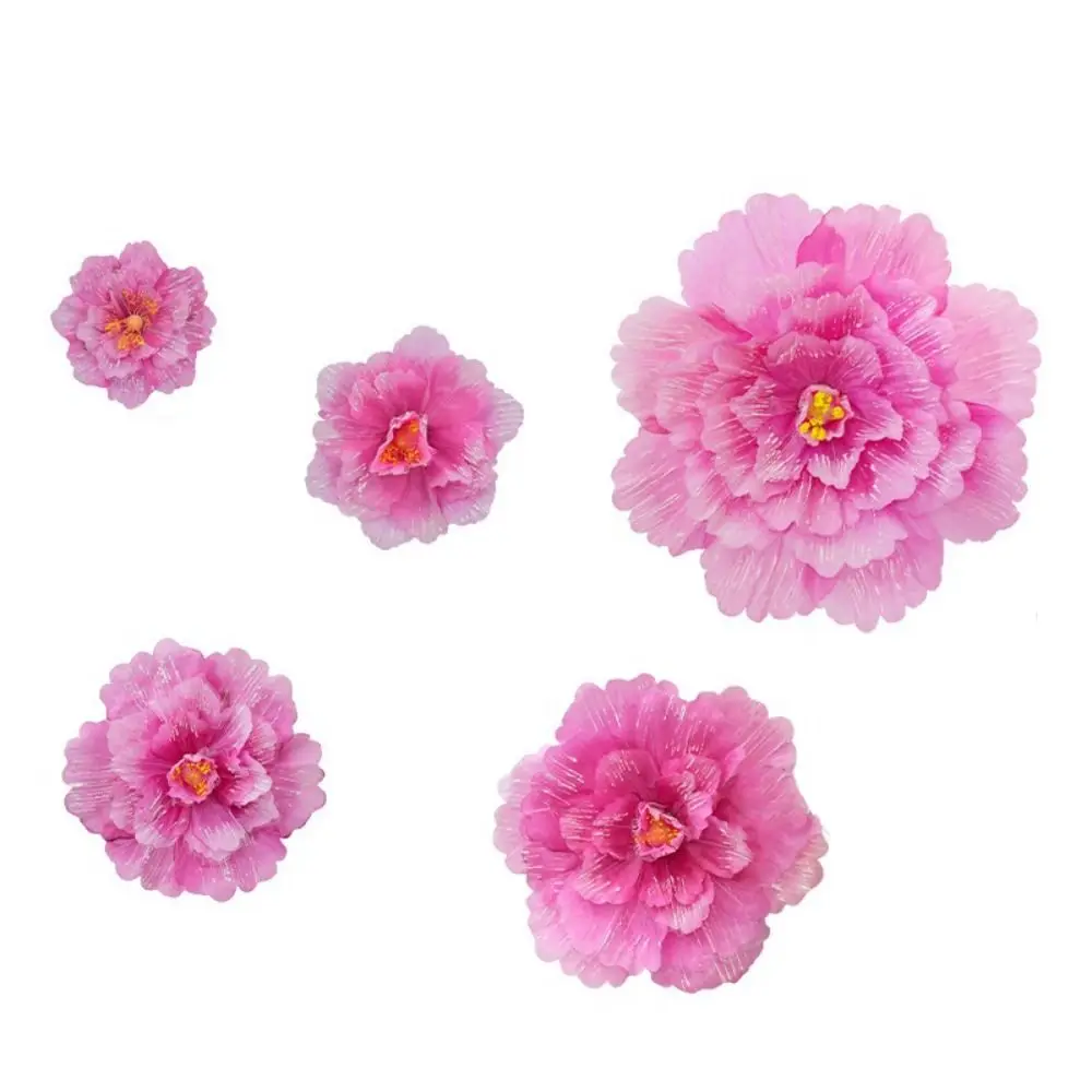 

17/20/30/40/50cm Peony Flower Dance Props Colorful Cloth Kindergarten Dance Performance Creative Performance