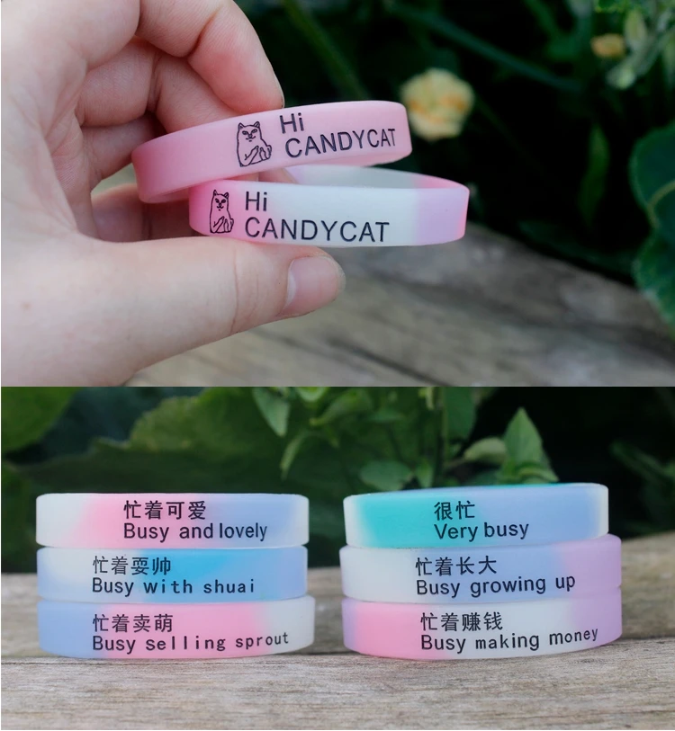 1 Stück graviert personal isierte benutzer definierte Armband sos id Armband Telefon nummer Silikon DIY Band für Geburtstags feier Ereignisse Anti-Lost – Detail 35
