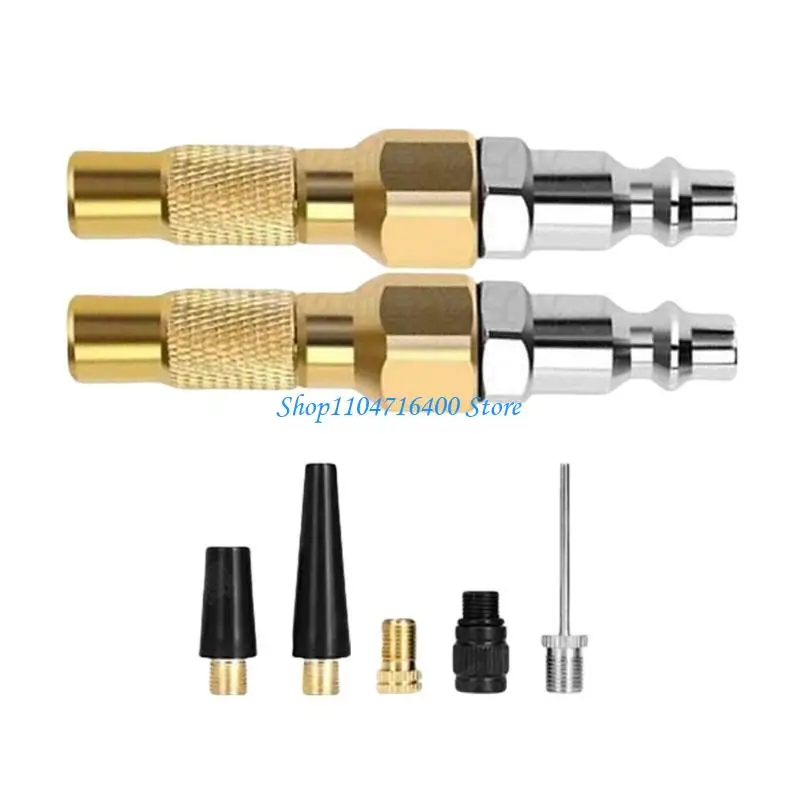 

y1gd Inflation Nozzle Set Threaded Air Valves Metal for Various Inflatable Items