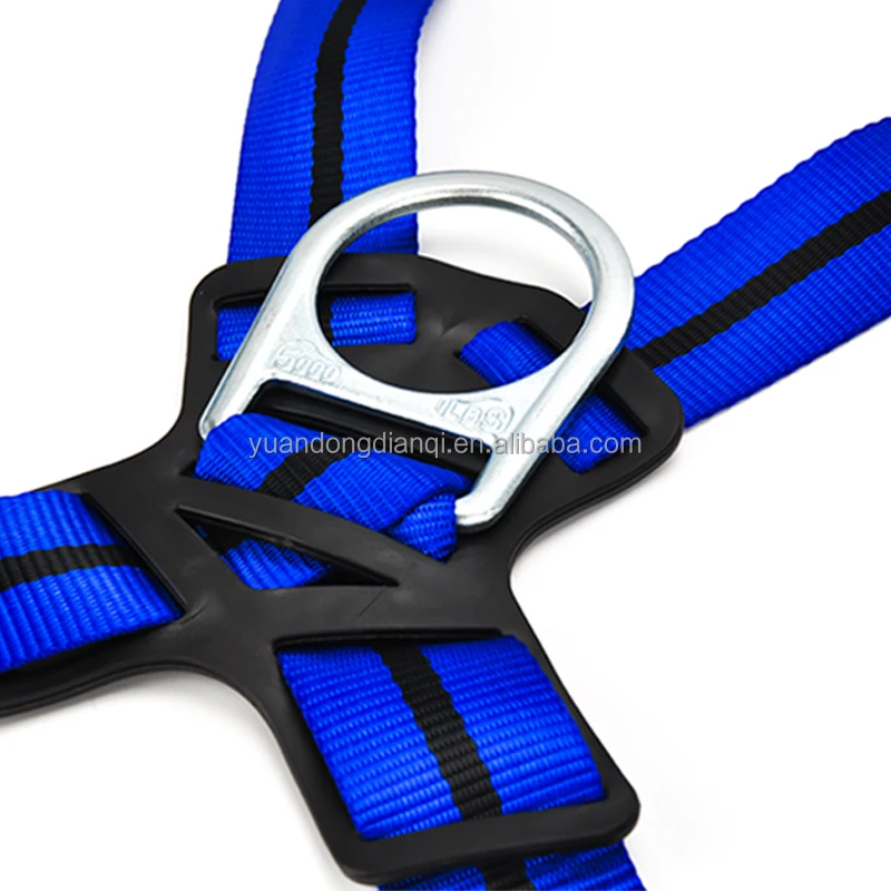 High Quality Insulation Blue Construction Tool Belt Safety Belt Fall Protection Parts Of Full Body Safety Harness