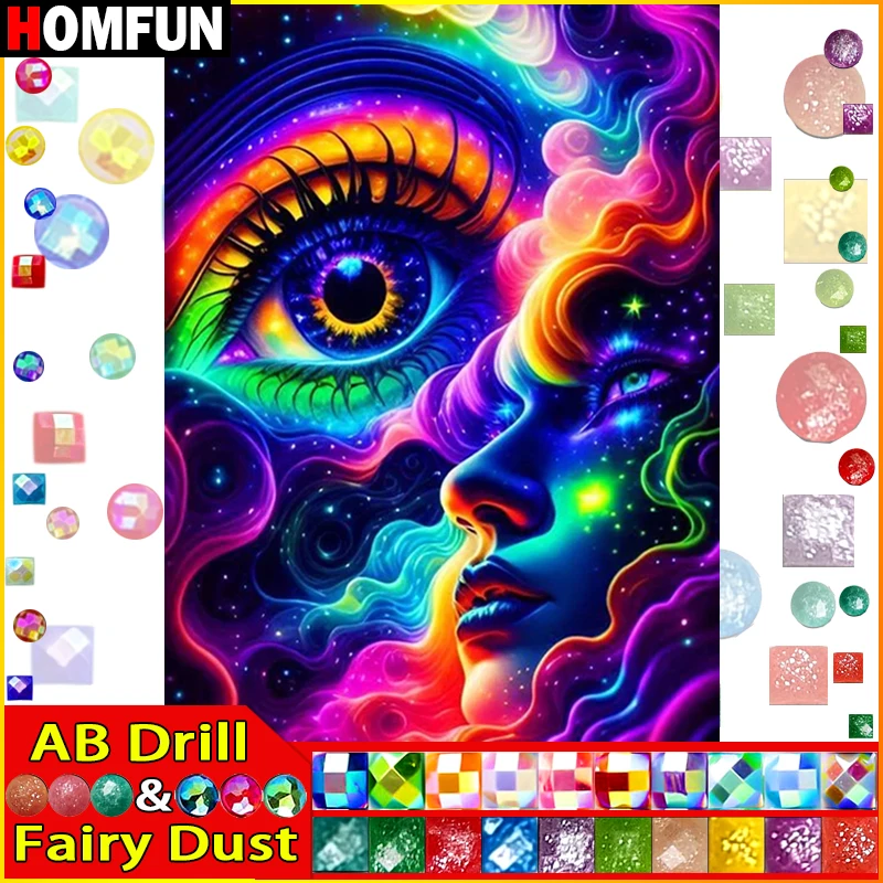 HOMFUN Fairy Dust AB Full Drill Diamond Painting 