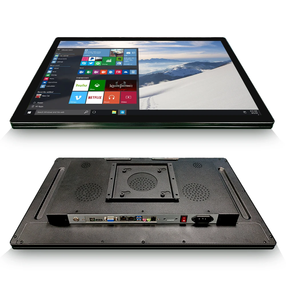 PC haute performance tout-en-un, écran tactile aio 27 pouces, pour usage industriel, Windows