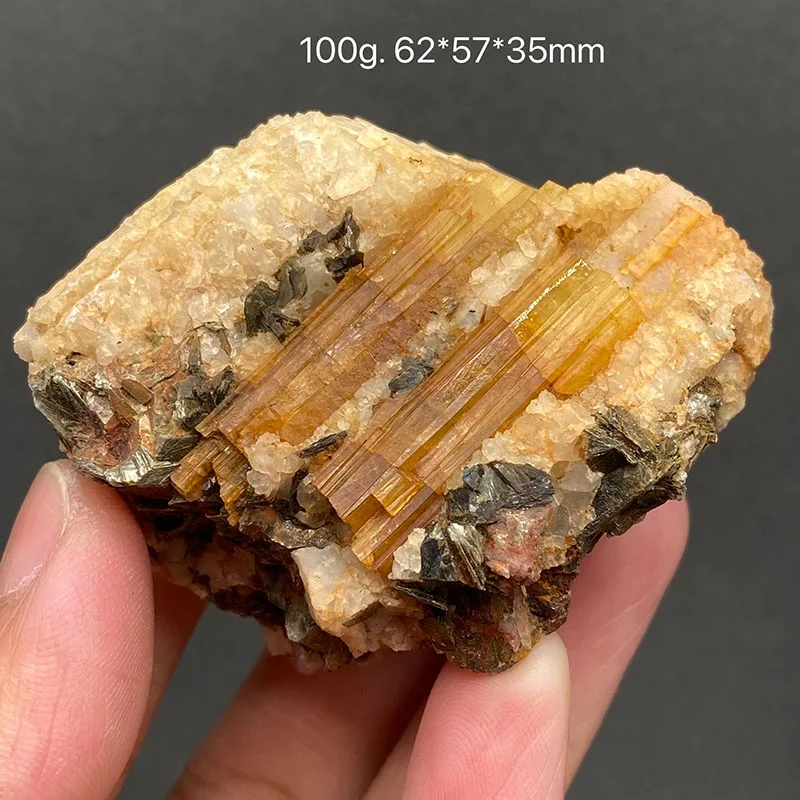 

100% Natural Yellow tourmaline Mineral Specimens Stones and Crystals ，Healing Crystal