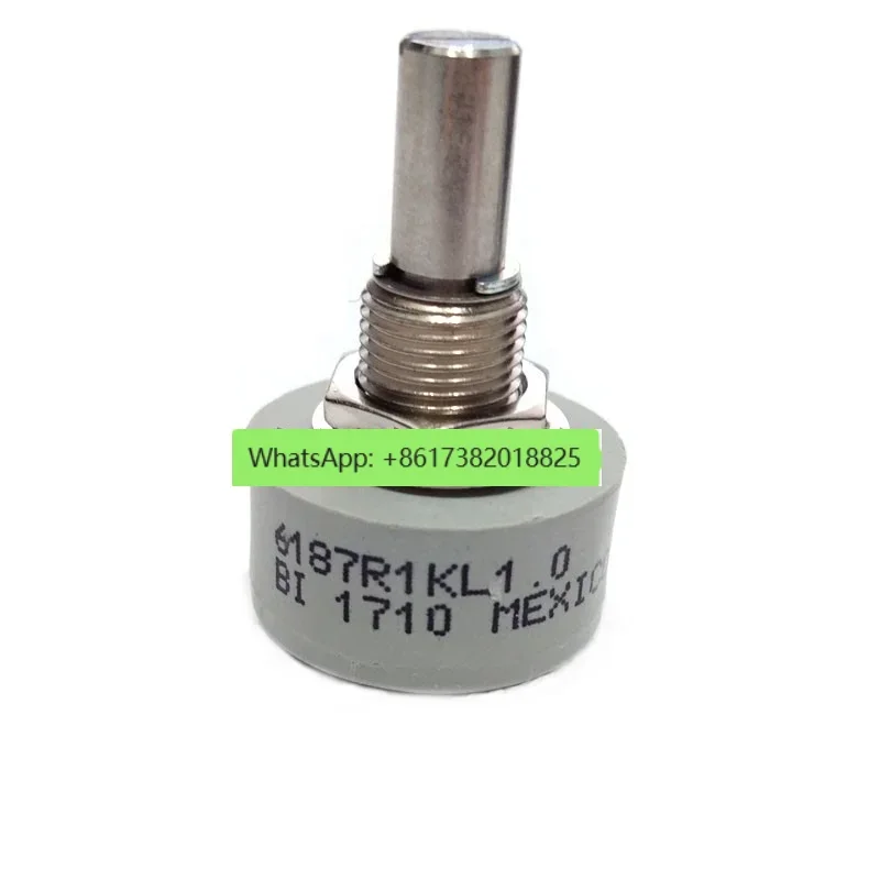 360 degree stepless rotation adjustable precision potentiometer 6187R10KL1.0 conductive plastic positioner