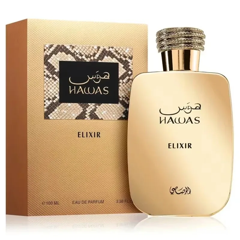 100 مللي عطور عربية أصلية RASASI Hawas Elixir Eau de Parfum Pour Femme Spray دائم عطر الفانيليا الشرقية كولونيا ماكياج
