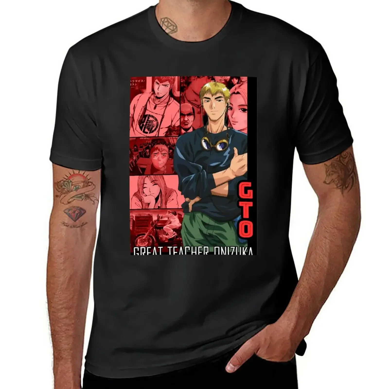 

Great Teacher Onizuka T-Shirt Short sleeve tee customizeds mens cotton t shirts