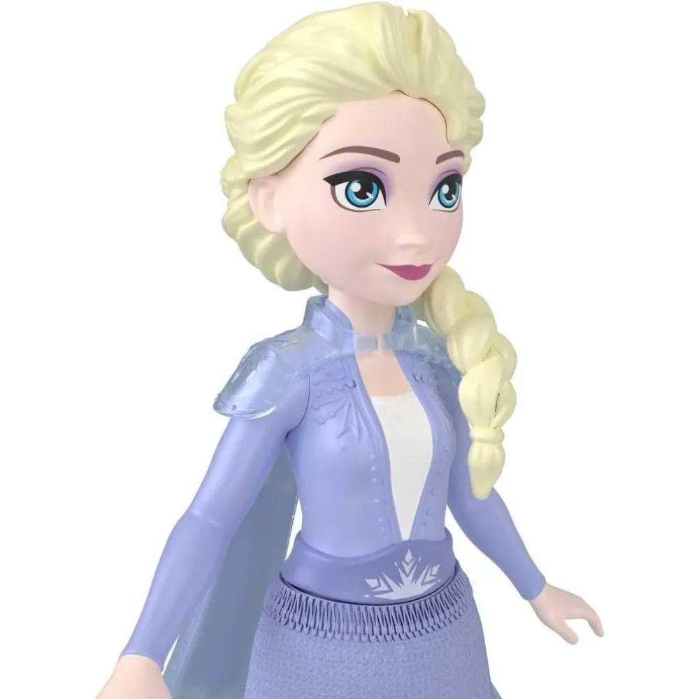 Original Disney Princess Mini Frozen Princess Elsa Anna 9 cm Miniaturpuppen für Mädchen Weihnachtsgeschenke Spielzeug für Kinder HPL56