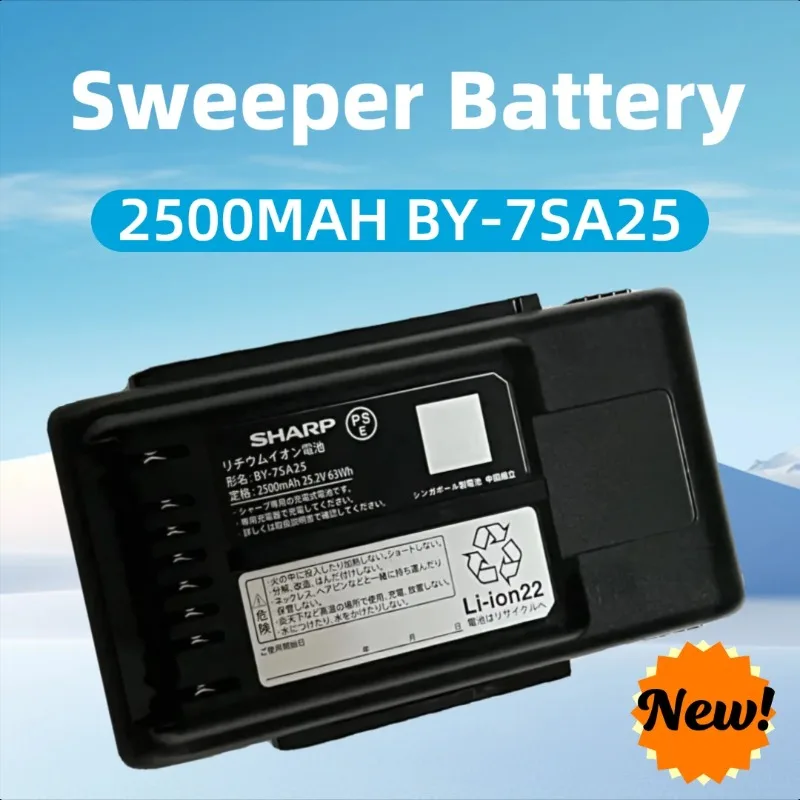 

2500MAH New for Sharpfloor BY-7SA25 Sweeper Battery