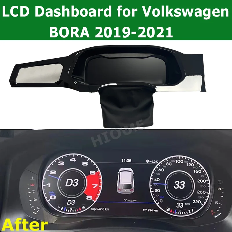 

LCD Meter Instrument 2023 Lates Car Digital For Volkswagen BORA 2019 - 2021 Smart Speedmeters Dashboard Cluster Virtual Cockpit