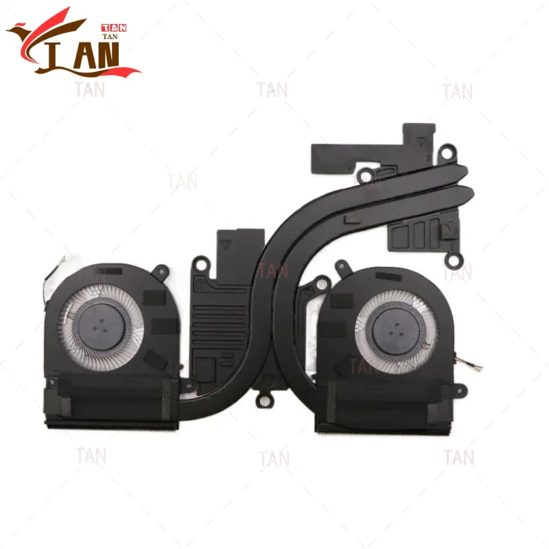 

5H40N67861 AT1YU003SS0 New for Yoga 720-15IKB Laptop Thermal Module CPU GPU Cooling Fan With Heatsink TAN