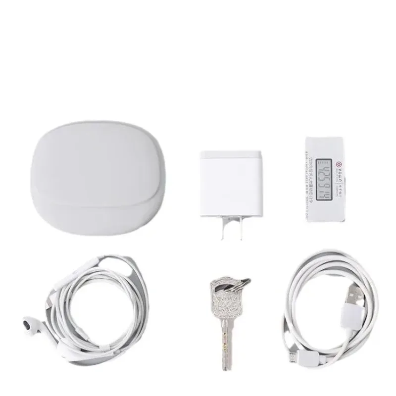 Boîte de rangement de câbles de données, écouteurs de voyage, boîte de rangement d'écouteurs en Silicone de haute qualité pour sac de câbles d'écouteurs EVA