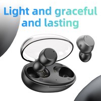 T62-1 Bluetooth Earphone Wireless Headphone 5.3 Headset with Digital Display Button Control Waterproof Earbuds for Sports Music