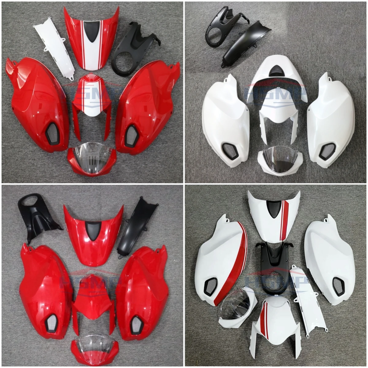 

New motorcycle shell fairing accessories for Ducati Monster 696 796 1100 1100S EVO 2009-2015 ABS plastic body paint kit