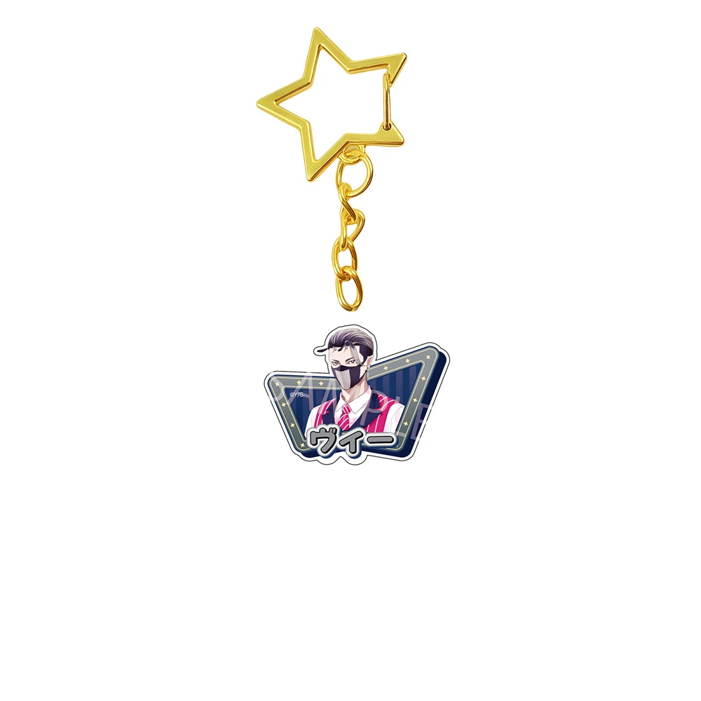6CM The Demon King's Castle Chef Acrylic Keychain Stand Model Cosplay Characters Ornament Accessories Goods Collection Gifts